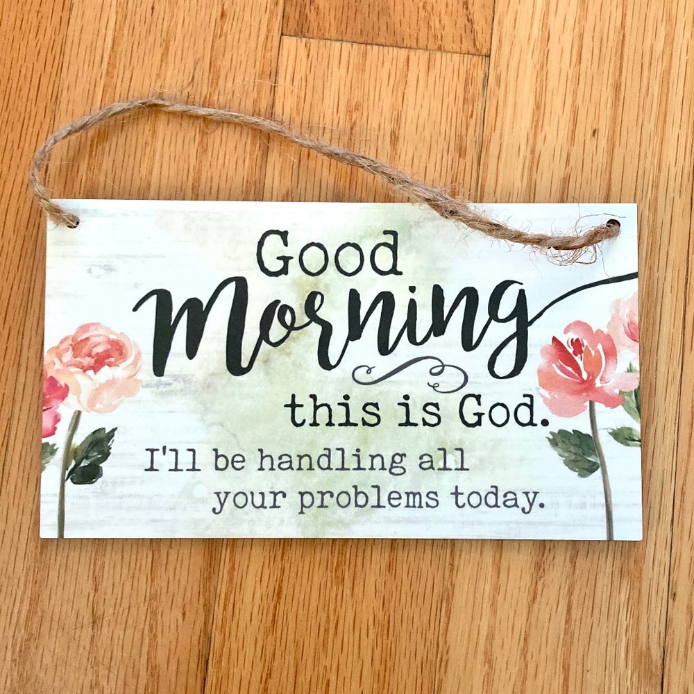 Small decorative sign, Christian decor, small hanging decor